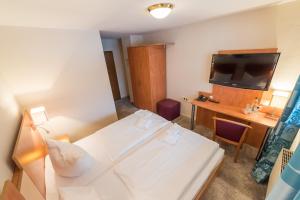 TV a/nebo společenská místnost v ubytování Hotel Königslinie