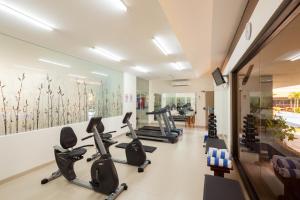 Fitness centrum a/nebo fitness zařízení v ubytování Hotel Cortez