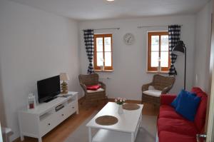 TV a/nebo společenská místnost v ubytování Apartmány Nova Lake
