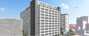 a rendering of a tall building in a city at Brand New - Studio Apartment - Self Catering in Gibraltar
