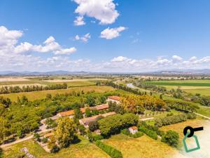 an aerial view of an estate with trees at Hotiday Grosseto Podere in Grosseto