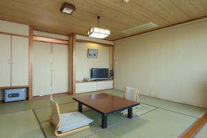 TV a/nebo společenská místnost v ubytování Hotel Seikaisou