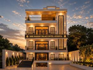 a building with the sultan palace hotel morocco at Shri Raghav Palace Hotel Ayodhya in Ayodhya