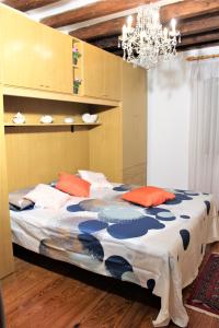 Letto o letti in una camera di Corte Emo