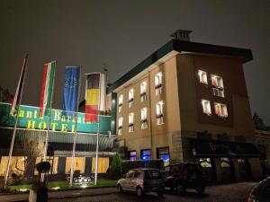 O edifício onde o hotel está situado