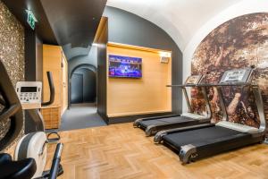 Posilňovňa alebo fitness centrum v ubytovaní Hotel Moments Budapest by Continental Group