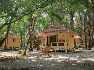 a small house in the middle of a forest at Buffalo Bay Vacation Club in Ko Phayam