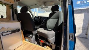an open back of a van with the door open at La Vallena Camper in Madrid +1 photo