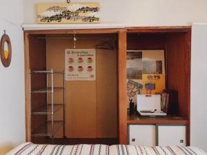 a room with a bed and a book shelf at MEGANE HOUSE First floor All private in Rankoshi