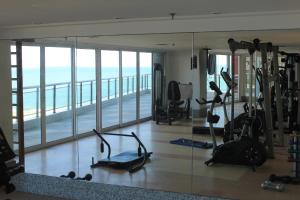 Fitnesscenter och/eller fitnessfaciliteter på Apart-Hotel Terraços do Atlântico