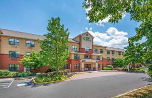 a rendering of a hotel with a parking lot at Extended Stay America Suites - Princeton - West Windsor in Princeton