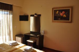 Letto o letti in una camera di Hotel Drosia