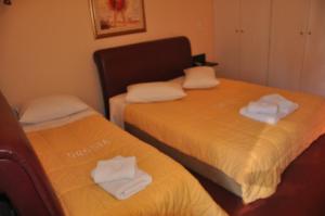 Letto o letti in una camera di Hotel Drosia