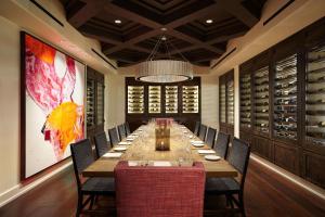 a large dining room with a long table and chairs at Ojai Valley Inn in Ojai +61 photos