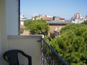 A balcony or terrace at Hotel Cortina