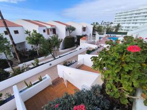 an aerial view of the courtyard of a resort at Garden City apartment Costa Adeje in Costa de Adeje