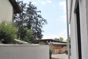 a view from the outside of a house at Apartment la rosa in Weißensberg