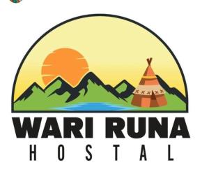 a logo for aventura hiking resort with a tent at WARI RUNA HOSTAl 103 in Necoclí