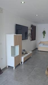 Krevet ili kreveti u jedinici u objektu Chaletpiscina