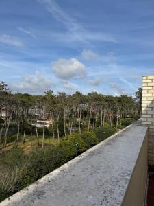a view from the balcony of a house with trees at Ofir Guest House in Fão