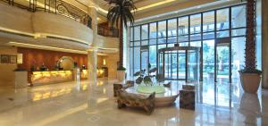 Posezení v ubytování Shanghai Dongjiao State Guest Hotel