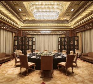 Posezení v ubytování Shanghai Dongjiao State Guest Hotel