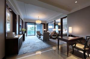 Posezení v ubytování Shanghai Dongjiao State Guest Hotel