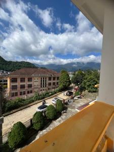 a view from the balcony of a building at TINH DOI SA PA Guest House in Sapa