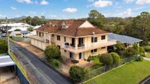 an aerial view of a house at North Street Panorama in Urunga