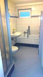 Kúpeľňa v ubytovaní Ferienwohnung Talblick