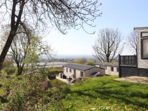 a view from the backyard of a house at Beacon Fell Cottage 2 in Preston