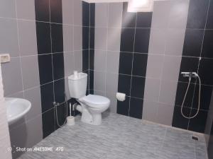 a bathroom with a toilet and a sink at villa Flori Midoun in Djerba +21 photos