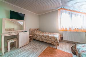 TV a/nebo společenská místnost v ubytování Hotel and Restaurant Velure