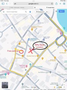 a map of unity node location in google maps at The Nifty Nook in Campbeltown