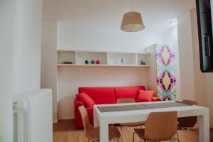 Posezení v ubytování New Suite Lecce