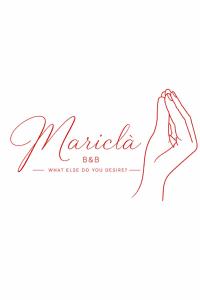 a sketch of a woman holding her hands together at Mariclà Boutique Rooms with Balcony & Free Parking in Verona