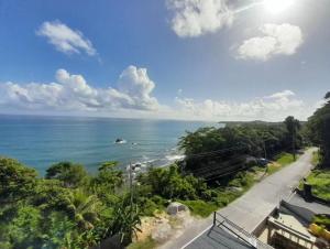 a view of the ocean on a sunny day at Tocopia and private house ddi in Sangre Grande