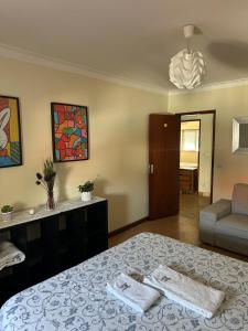 Llit o llits en una habitació de Casa da Clô