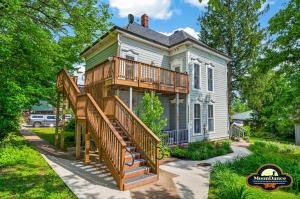 a large house with a deck on the side of it at Nashville Suite 1 in Nashville