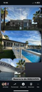 a picture of a house with a swimming pool at Doñalola in General Alvear