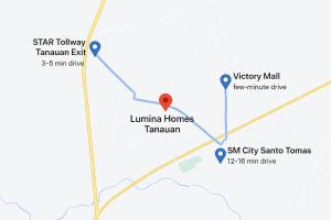 a map showing the location of shinobi homes at Casa Lumina in Tinuric +39 photos