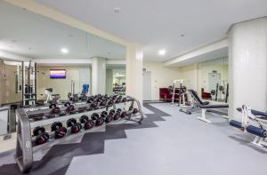 Fitness centrum a/nebo fitness zařízení v ubytování Hotel Ayoub & Spa