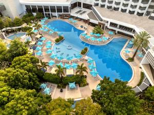 an overhead view of the pool at a resort at Crown Metropol Perth in Perth +23 photos
