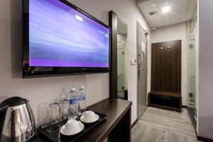 TV a/nebo společenská místnost v ubytování Hotel Trillium