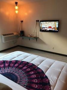 TV a/nebo společenská místnost v ubytování Delos Reyes Palm Springs