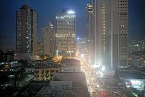 Nespecifikovaný výhled na destinaci Manila nebo výhled na město při pohledu z hotelu