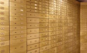 a room with a wall of wooden boxes at Matejki 8 in Szczecin +167 photos