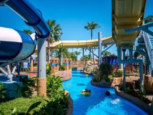 a water slide at a theme park at Saipan World Resort in Susupe