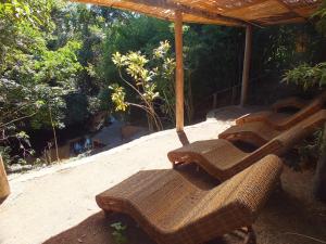 Um jardim em Lendas do Capão Pousada