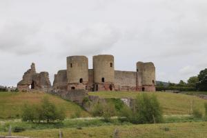 an old castle on top of a hill at 6 Bastion Close in Prestatyn